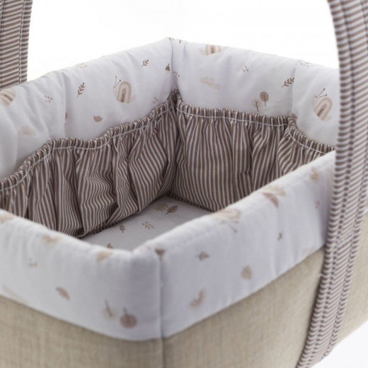 Cambrass Layette Basket Greeny Beige