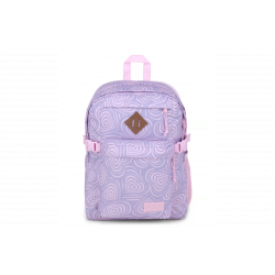 JanSport Main Campus Backpack, Heavenly Hearts Pink