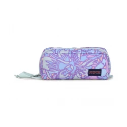 JanSport Perfect Pouch, Fluid Floral Pastel Lilac