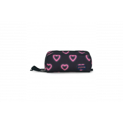 JanSport Perfect Pouch, Happy Heart Black