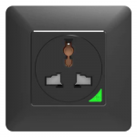 Moes Smart Wall Socket, Black