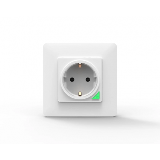 MOES Tuya Smart Wall Socket WiFi, White