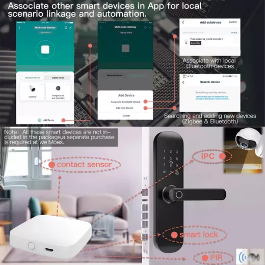 Moes Multi-mode Zigbee / Bluetooth Gateway