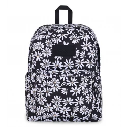 JanSport SuperBreak Plus Backpack, Punk Pansies Black