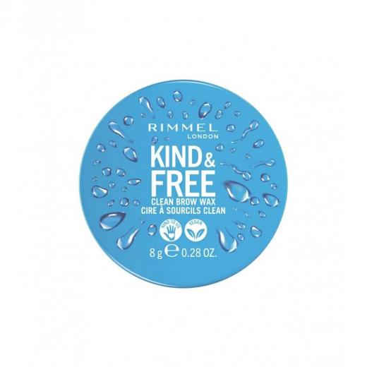 Rimmel London Kind And Free Clean Eyebrow Wax 001-Clear 8g