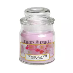 Price's  Medium Candle Jar with Lid - Cherry Blossom