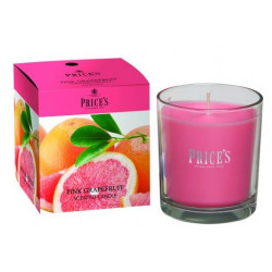 Price's FRAGRANCE scented candle in glass Pink Grapefruit 350g cheap