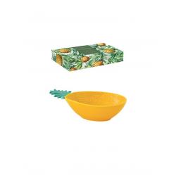 Easy Life Yellow Pineapple Porcelain Bowl 17 Cm