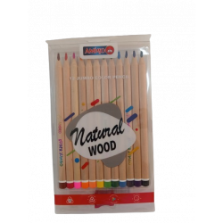 Acrylic 12 Jumbo Color Pencil Natural WOOD