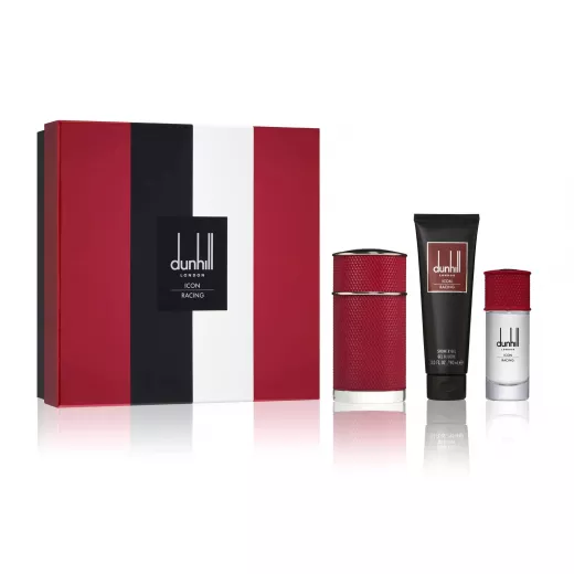 DUNHILL ICON RACING RED HOLIDAY SET 100ML-30ML-90ML SH/GEL