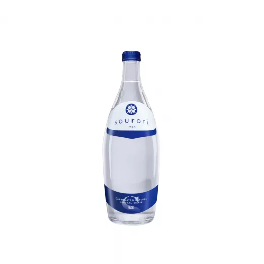 Souroti Carbonated Natural Mineral Water 750ml – Plain