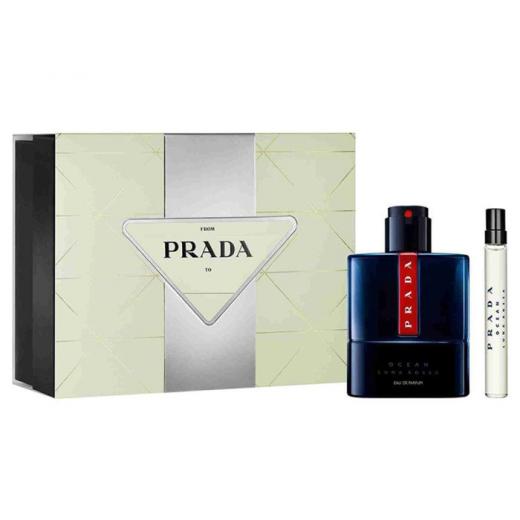 Prada Luna Rossa Ocean EDP 100Ml + EDP 10Ml Gift Set For Men