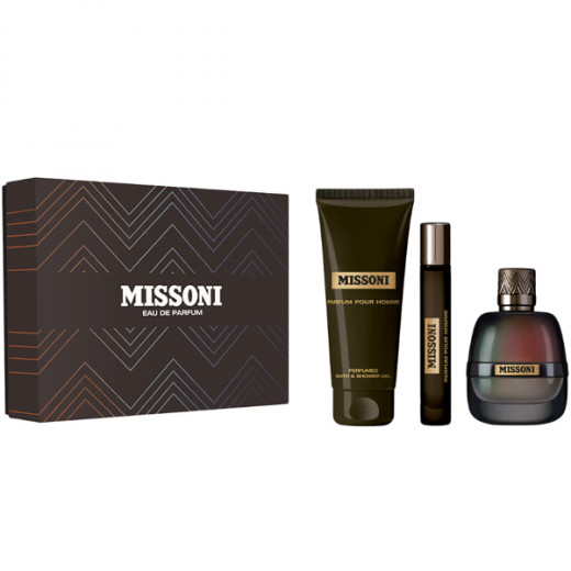 Missoni Parfum Pour Homme Set (Edp 100ml + Edp 10ml + Sg 150ml) For Men