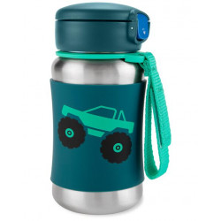 Skip Hop Spark Style Stainless Steel Straw Bottle -Truck