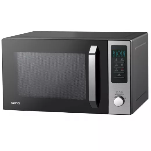 Sona Microwave 1000W With 8 Auto Cooking Menus And 5 Power Levels