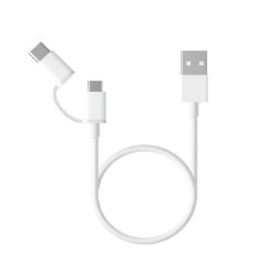 Xiaomi SJV4082TY Mi 2-in-1 USB Cable (Micro USB to Type C) 100cm, White