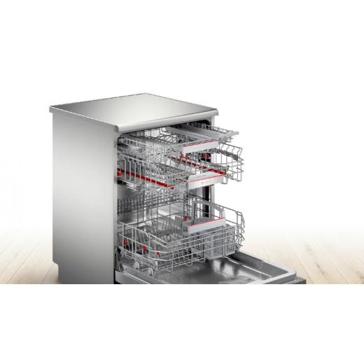 Bosch Dishwasher 6Prog 60cm Serie4 A++ 9.5Lit S.Steel 3rd Rack Extra Clean Zone