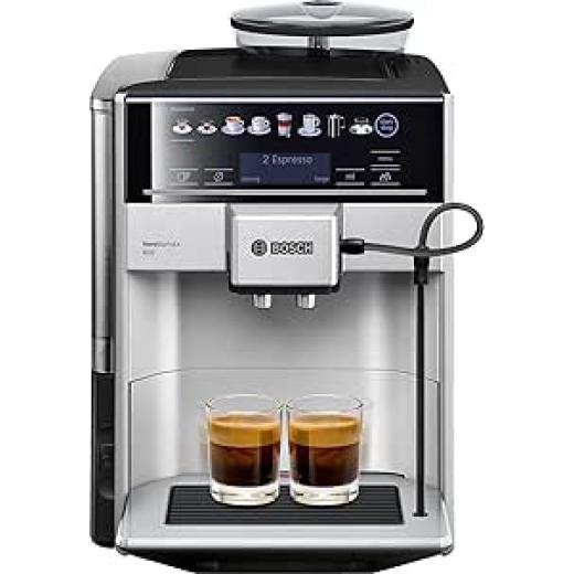 Bosch TIS65621RW Built-in Fully Automatic Coffee Machine, Vero Barista 600, Silver