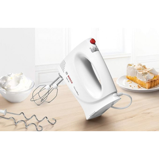 Bosch Hand Mixer with a Power of 300 W MFQ3010, White