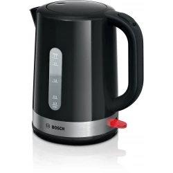 Bosch ComfortLine  Kettle 2200 W 1.7 L Limescale Filter Automatic Shut-Off Black