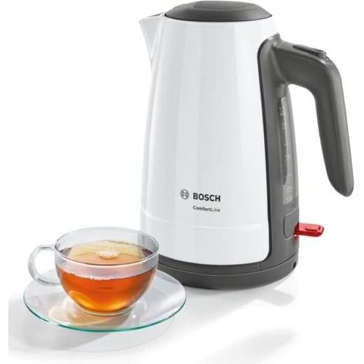 Bosch Electric Kettle with a Power of 2400 W and a Capacity of 1.7 liters Stainless Steel, Gray