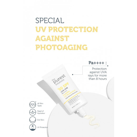 The Purest Solutions Invisible UV Protection Daily Ultimate Moisturizer Spf 50+, 50 Ml