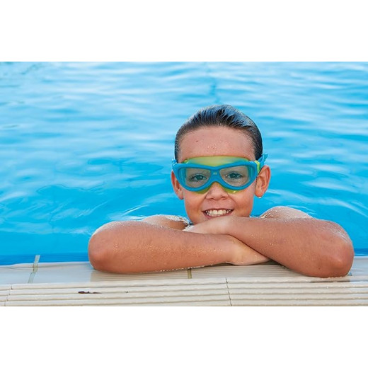 Zoggs Phantom Junior Mask Goggles - Blue& Blue