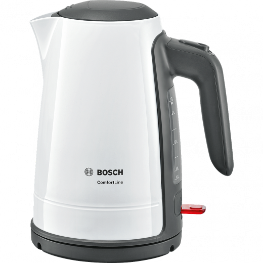 Bosch Electric Kettle with a Power of 2400 W and a Capacity of 1.7 liters  Stainless Steel, Gray