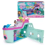 Gabby's Dollhouse, Gabby Cat Friend Ship, Cruise Ship Toy with 2 Toy Figures, Surprise Toys & Dollhouse Accessories, Kids Toys for Girls & Boys 3+