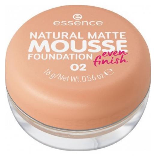 Essence Natural Matte Mousse Foundation 02 Nude 16g