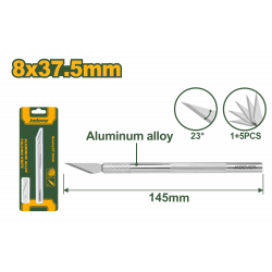سكين هوايات دقيق  بطول 145 مم موديل Jdsk1061 (علبة 9 قطع) من جادفر
