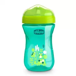 Chicco Easy Cup, Boy, 266ml, Green or Blue - أزرق