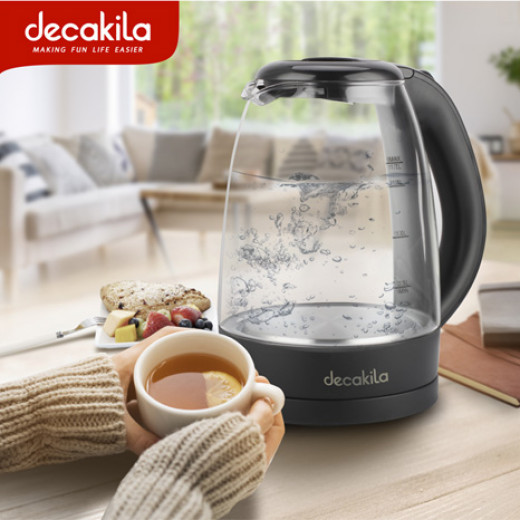 Decakila Glass Electric Kettle 2200W 1.8L (KEKT018B)