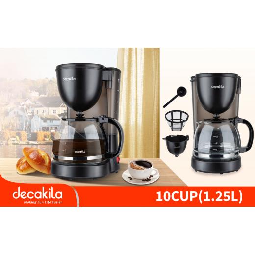 Decakila Drip American Coffee Maker 1.25L (KECF001B)