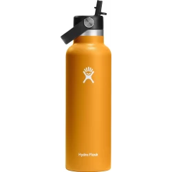 Hydro Flask - Insulated Shaker Bottle 709 ml (24 oz) for Protein Shakes and Supplements - Leakproof Chug Spout - BPA-Free - Goji