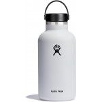 Hydro Flask Wide Mouth Bottle with Flex Cap White 64 oz