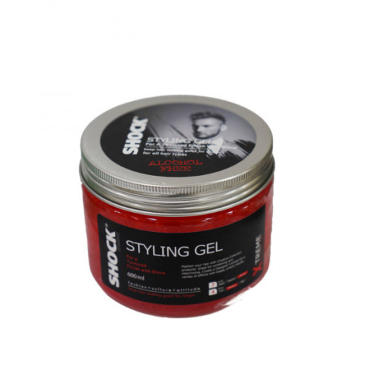 Shock Creative Xtrem Hold Styling Hair Gel 600ml