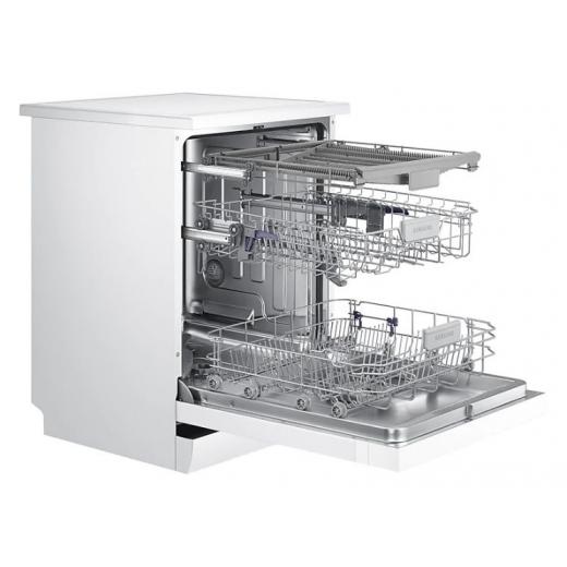 Samsung DW60M5070FW/FH Free Standing Dishwasher, 7 Programs, White