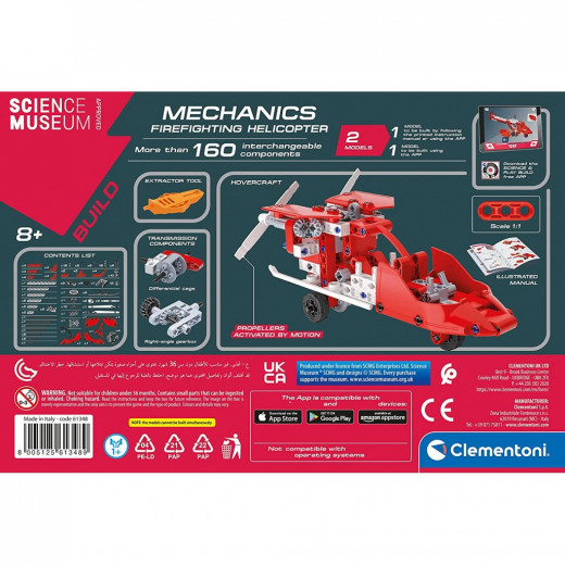 Clementoni Mechanics Lab  Firefighting Helicopter