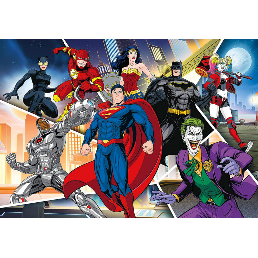 Clementoni Supercolor Dc Comics Justice League-104 Pieces