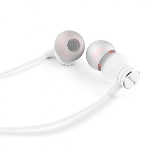 Aiwa Wired Earphones White