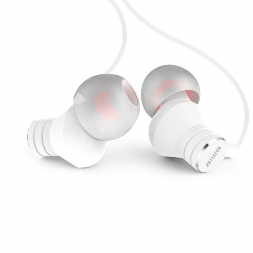 Aiwa Wired Earphones White