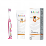 Dentissimo Toothpaste Gel for Kids with Toothbrush Ages 2-6 Years -