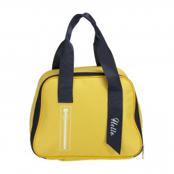 Amigo lunch bag, yellow and navy blue