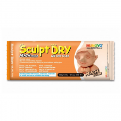 Mungyo Dry Clay Sculpture Peach 500 g