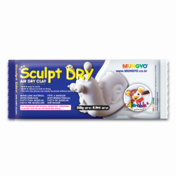 Mungyo Sculpt Dry Clay White 250g