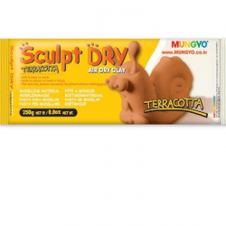 Mungyo Sculpt Dry Clay Terracotta 250g