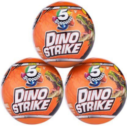 Zuru | 5 Surprise Dino Strike Surprise Mystery Battling Collectible Dinos | 3 Pack