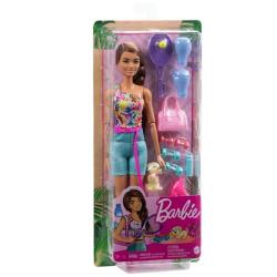 Barbie | Wellness Workout Outfit Roller Skates and Tennis with Puppy