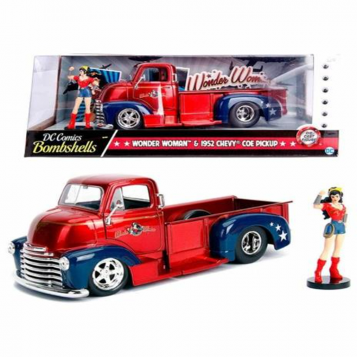 JADA | DC Bombshells 1952 Chevy Co Pickup 1:24